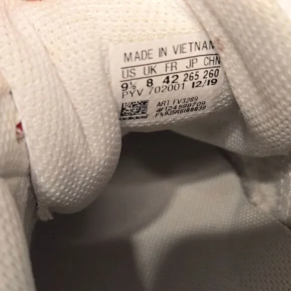 Adidas Superstar “Valentine’s Day” 2020 White/Black/Pink Women’s 9.5 - Picture 7 of 8